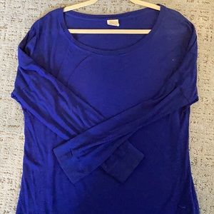 Long Sleeve Royal Blue Shirt